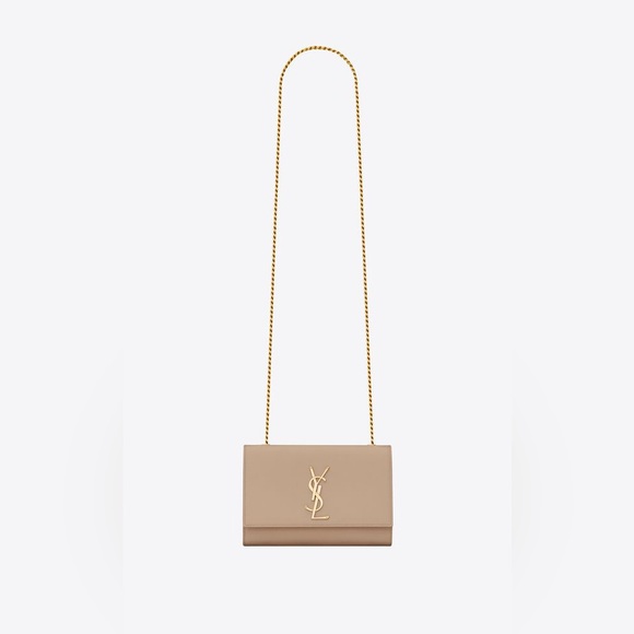 Authentic YSL Kate Saint Laurent Grain de Poudre Shoulder/Crossbody in beige - Picture 6 of 14